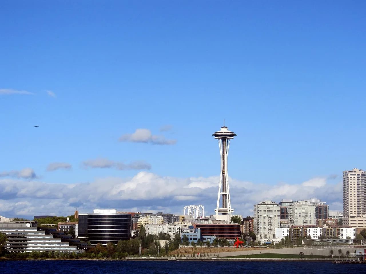 seattle, skyline, space, needle, washington, state, landmark, famous, cityscape, tower, city, downtown, panorama, tourism, america, usa, unites states, cosmopolitan, pacific, travel, urban, buildings,