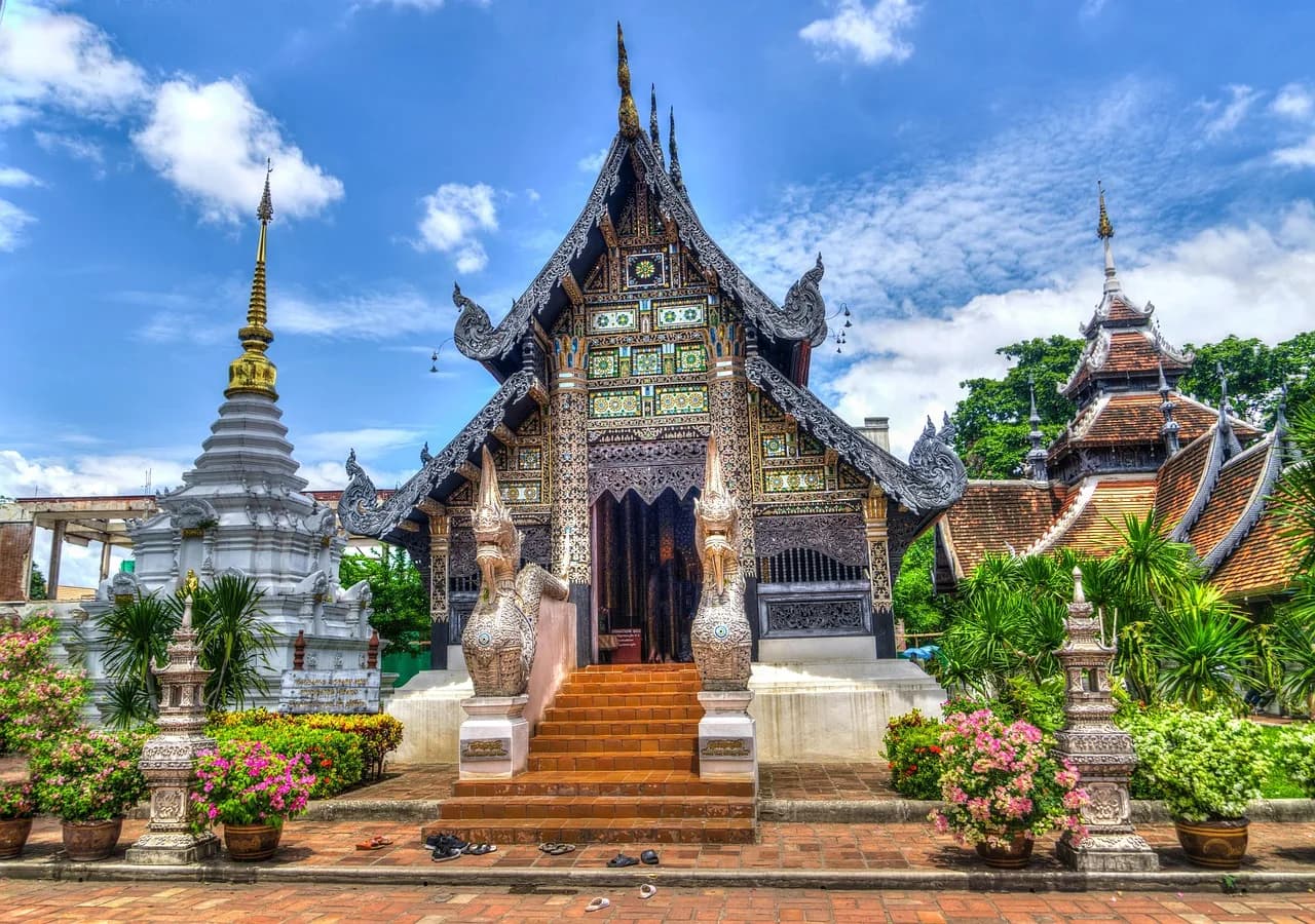 temple, architecture, building, facade, chiang mai, thailand, religion, travel, spirituality, buddhism, pagoda, stupas, temple, chiang mai, thailand, thailand, thailand, thailand, thailand