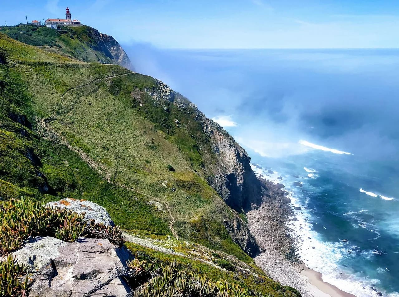 cabo de roca, portugal, sintra, lighthouse, landmark, ocean, summer, rocky, beach, sunny, nature, atlantic, sintra, sintra, sintra, sintra, sintra