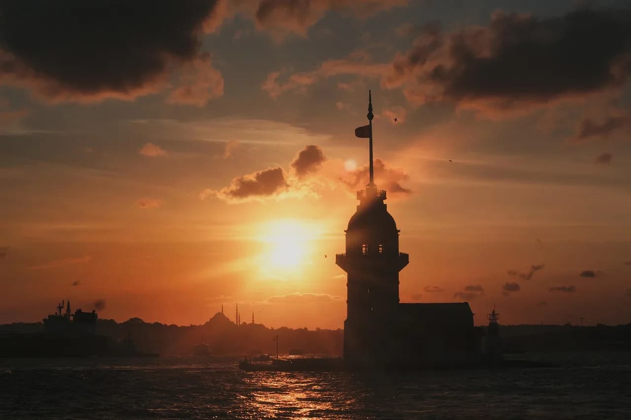 uskudar, sea, sunset, turkey, coast, nature, maiden's tower, historical place, turkey, turkey, turkey, turkey, turkey
