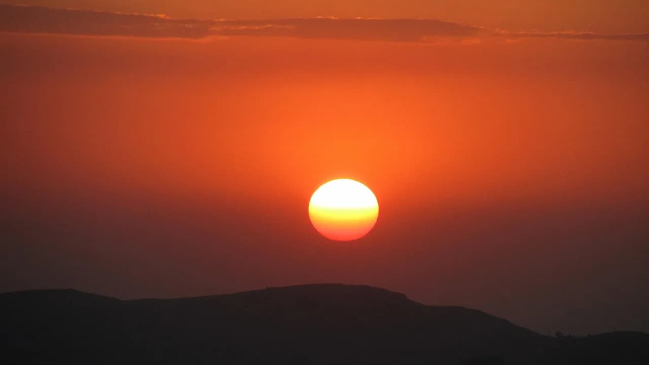 ethiopia, nature, simien national park, sunset
